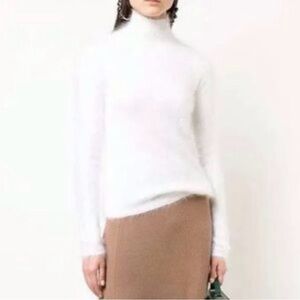 Ulla Johnson Mars Turtleneck Mock neck Angora Sweater